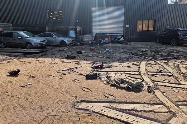 Overcoming the challenges of flooding at an auto recycling facility p two